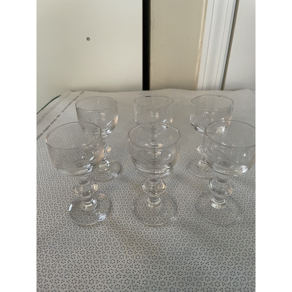 Vintage Luminarc "Boutique" cordial liqueur glasses made in France